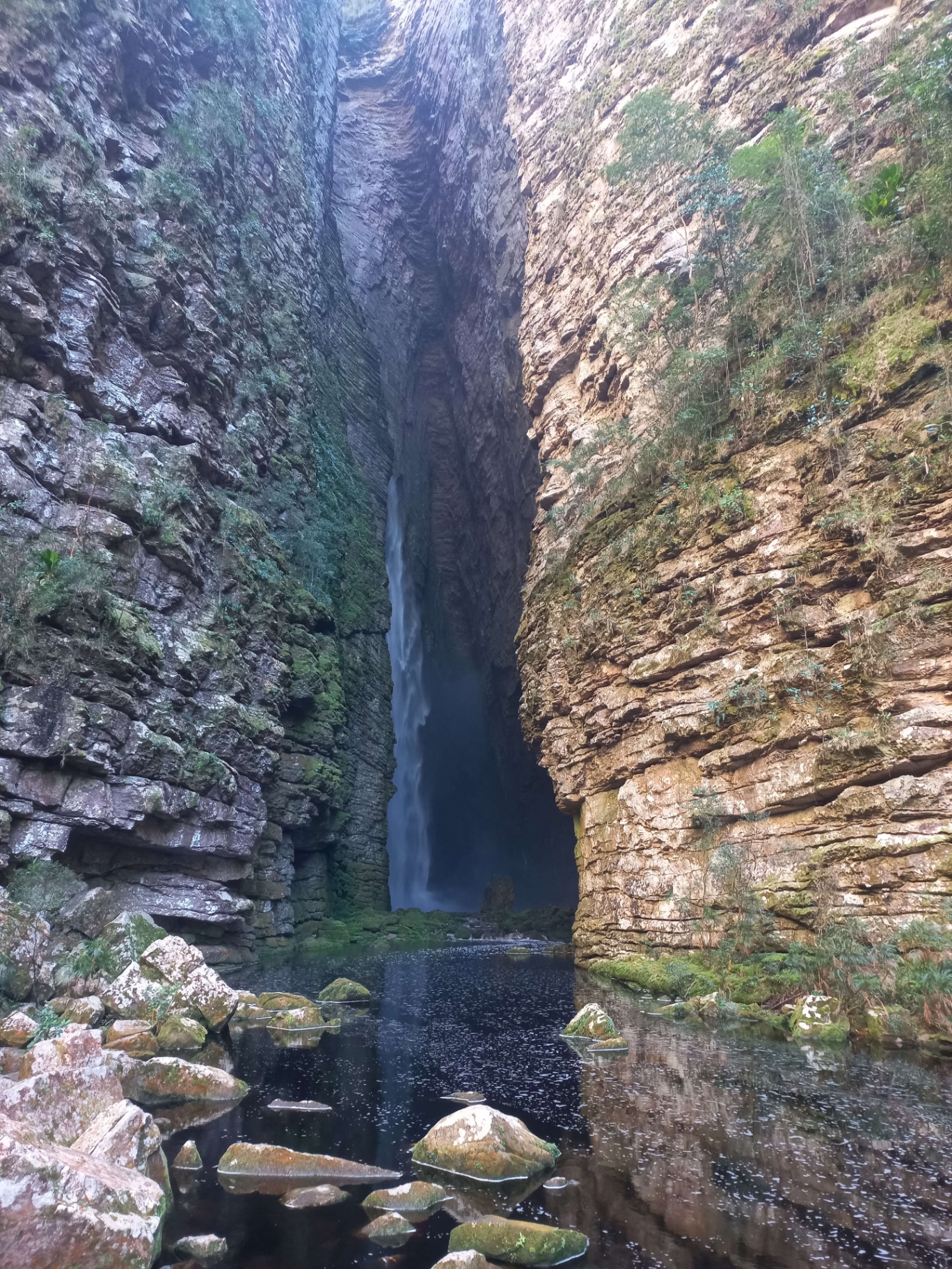 Cachoeira da Fumacinha — Cima ou Baixo